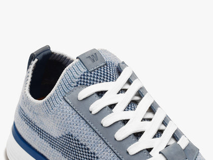 Womens SupremeKnit™ Trainer Dusty Blue / White  View 2
