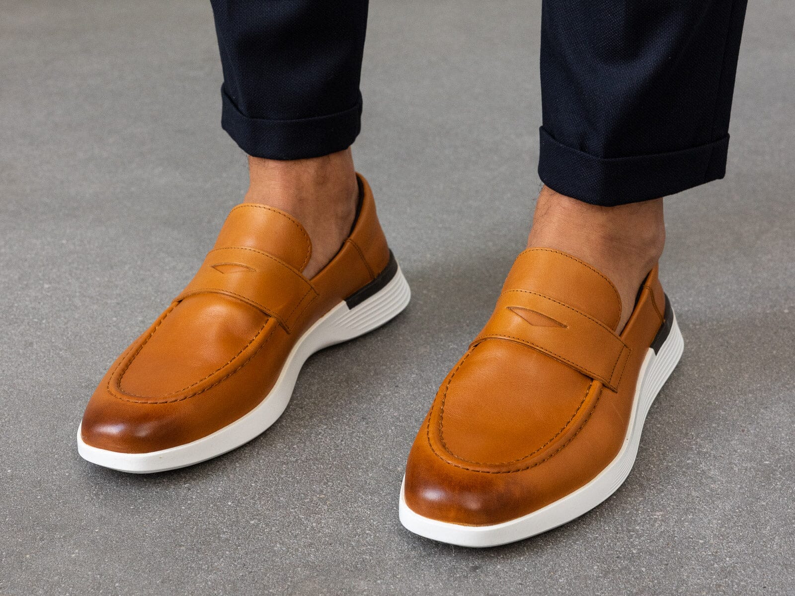 Paul Smith Sotto Burnished Leather Sneakers, $358 | MR PORTER | Lookastic