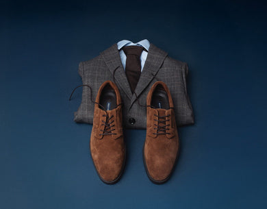 Mens Closer™ Derby tan-off-white  View 5
