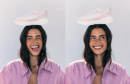 Womens Baller One Baby Pink / White  View 2