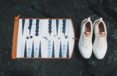 Mens W&S Backgammon Set honey-white  View 4