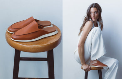 Mens Coast Mule navy-off-white  View 3