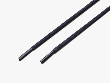 Mens Dress Laces - Round Navy  View 2