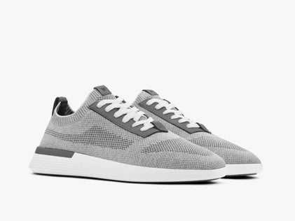 Mens SupremeKnit™ Trainer Gray / White Knit, view 1 of 2
