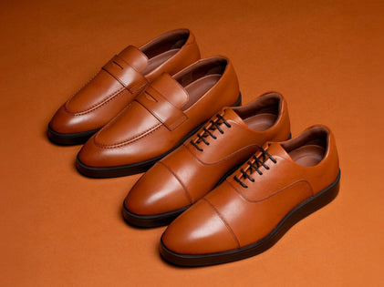 Mens Closer™ Oxford Honey / Brown  View 2