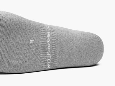 Mens W&S Cushioned Low-Show Socks - 3 pack gray  View 12