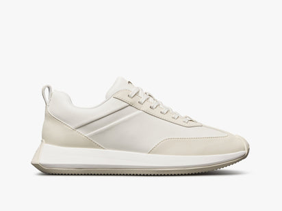 Mens Marathon Court Off White / White  View 1