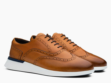 Mens Crossover Wingtip honey-white  View 6