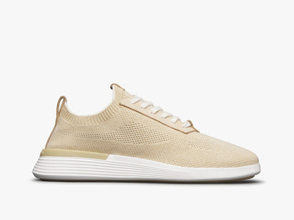 Mens SupremeKnit™ Trainer Wheat / White  View 1