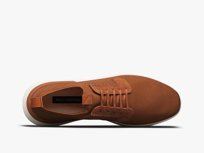 Mens SwiftKnit™ Derby Caramel / Off-White  View 2