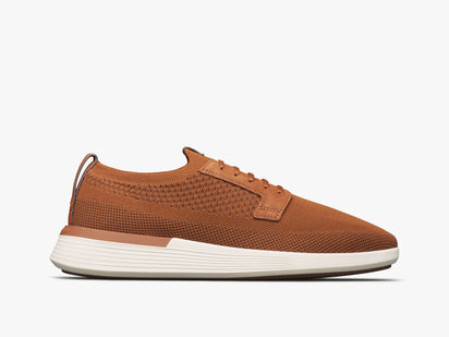Mens SwiftKnit™ Derby Caramel / Off-White  View 1