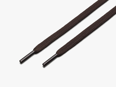 Mens Sport Laces - Flat white  View 5