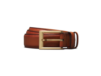 Mens Stealth Leather Dress Belt Honey Calfskin, view 2 of 2