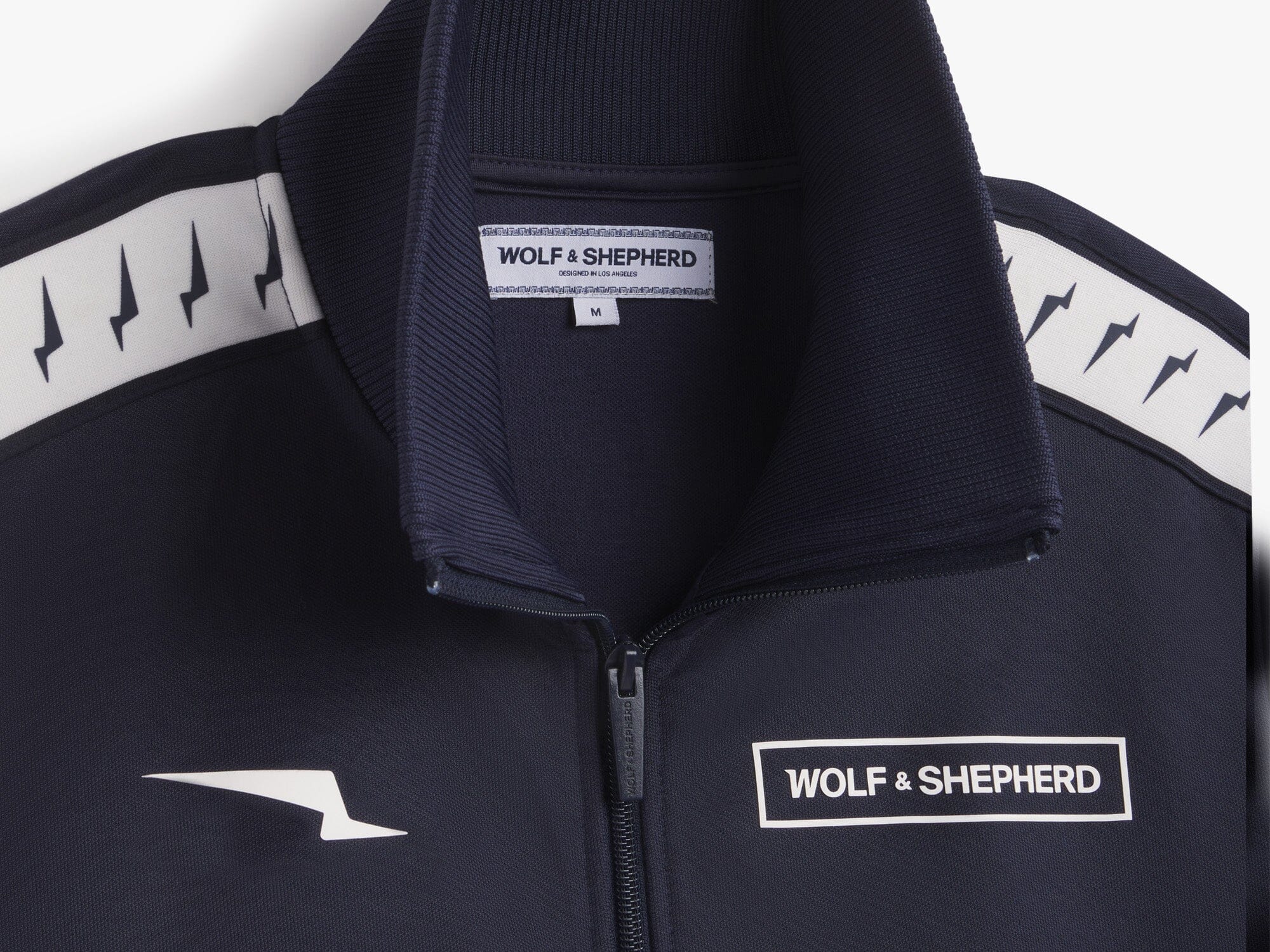 W&S Cotton Track Jacket | Luxury Sport | WOLF & SHEPHERD – Wolf