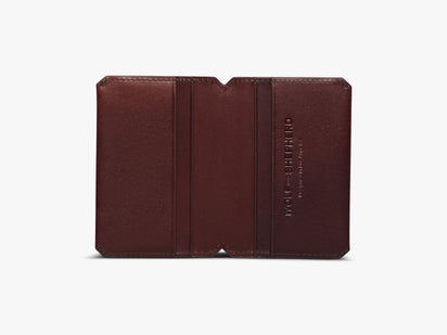 Mens W&S Slim Wallet Maple  Calfskin View 1