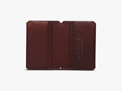 Mens W&S Slim Wallet Maple  Calfskin View 1