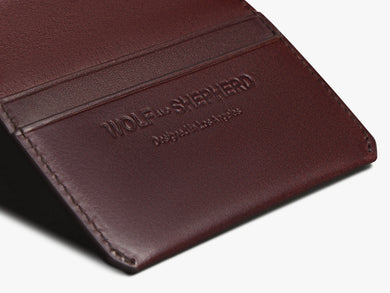 Mens W&S Slim Wallet maple  Calfskin View 15
