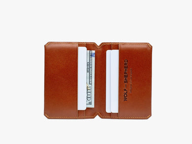 Mens W&S Slim Wallet honey  Calfskin View 1