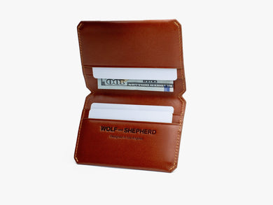 Mens W&S Slim Wallet honey  Calfskin View 5