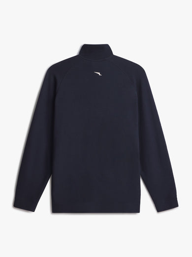 Mens W&S Quarter Zip Pullover navy  View 6