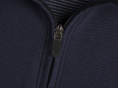 Mens W&S Quarter Zip Pullover navy  View 5