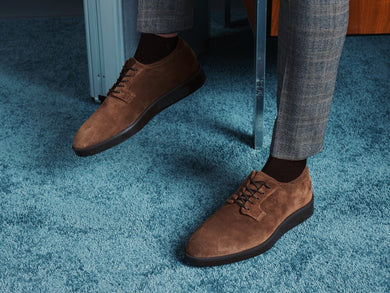 Mens Closer™ Derby tan-off-white  View 42