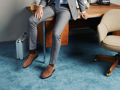 Mens Closer™ Derby tan-off-white  View 43