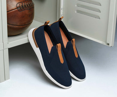 Mens SwiftKnit™ Loafer navy-white  View 12