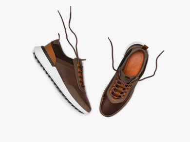 Mens Crossover™ Trainer WTZ brown-white  RIPSTOP / LEATHER View 12