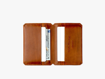 Mens W&S Slim Wallet Honey  Calfskin View 1