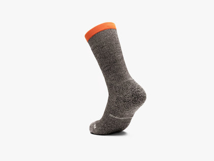 Mens W&S Merino Wool Calf Socks - Single Pack Brown  View 2