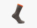 Mens W&S Merino Wool Calf Socks - Single Pack Brown  View 1