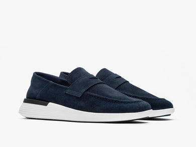 Mens Crossover™ Loafer navy-white  Suede View 32
