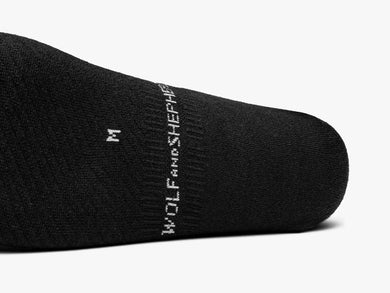 Mens W&S Cushioned Low-Show Socks - 3 pack black  View 4