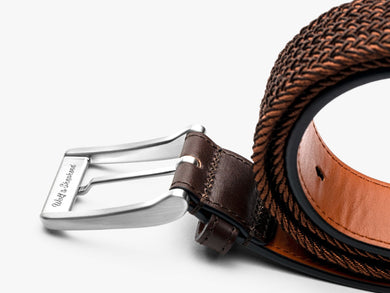 Mens Stealth Woven Belt maple  View 15