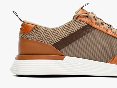 Mens Crossover™ Victory Trainer khaki-honey  Knit Mesh / Leather View 22