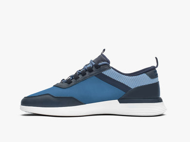 Mens Crossover™ Victory Trainer ocean-navy  Knit Mesh / Leather View 38