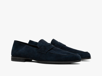 Mens Monaco Loafer navy  Suede View 10