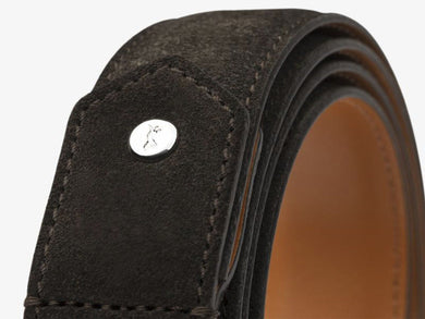 Mens Stealth Belt chocolate-suede  View 11